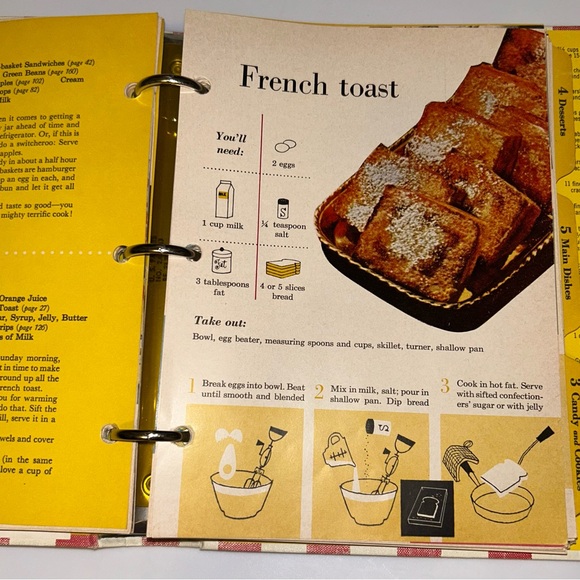 Better Homes and Gardens Junior Cook Book 1955 3 Ring Binder 1st Edition - Picture 5 of 13